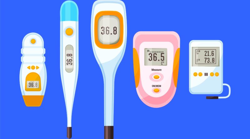 Berbagai jenis termometer anak: digital, dahi, dan ketiak
